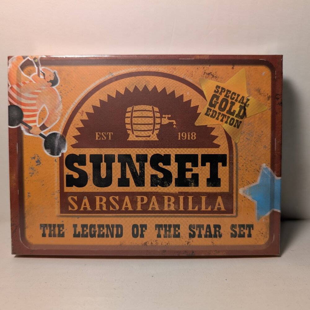 Fallout Sunset Sarsaparilla Legend of the Star Set Gold Coloured Edition Figures